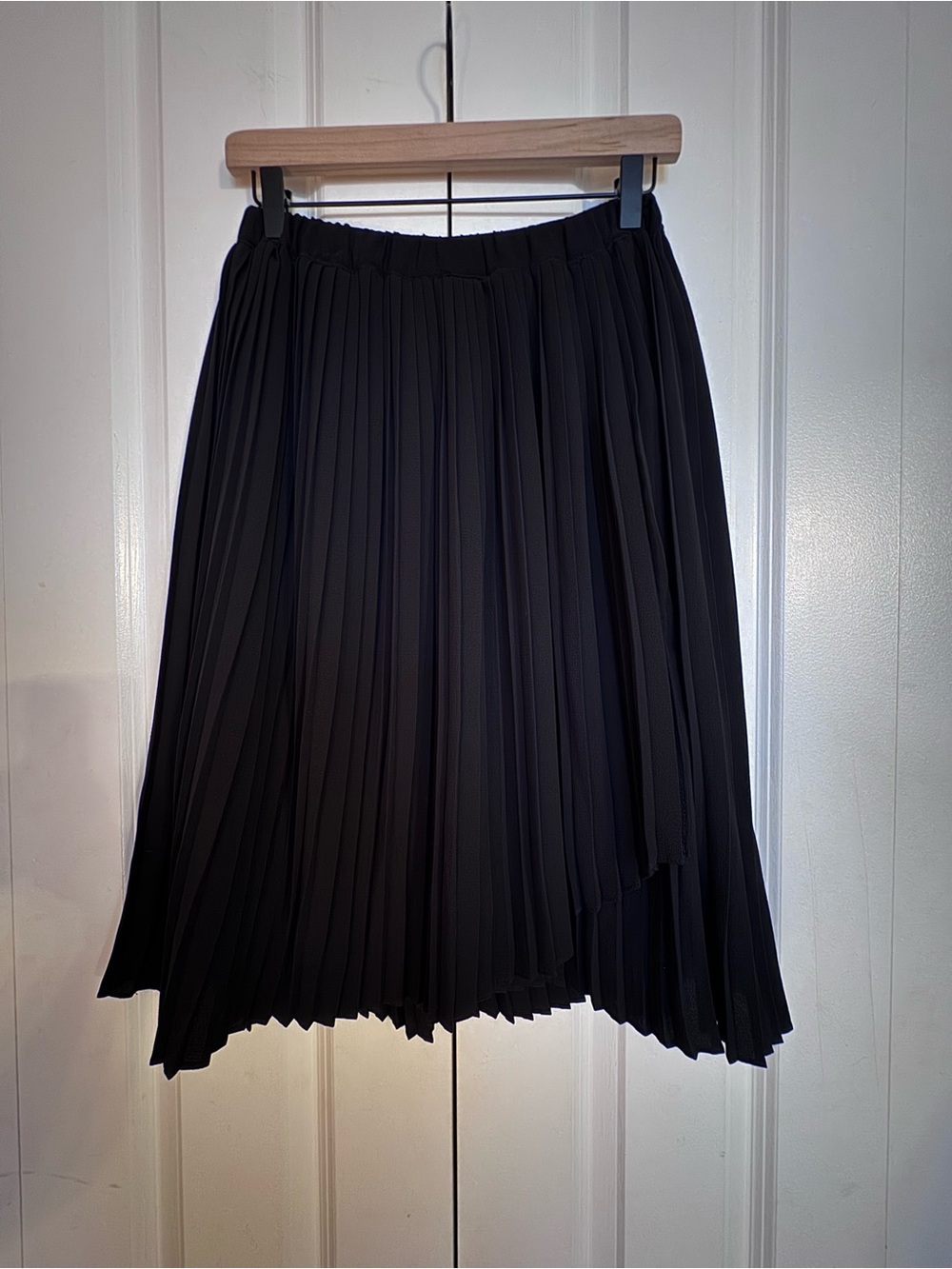Worthington women's pleated midi skirt in black Size 4